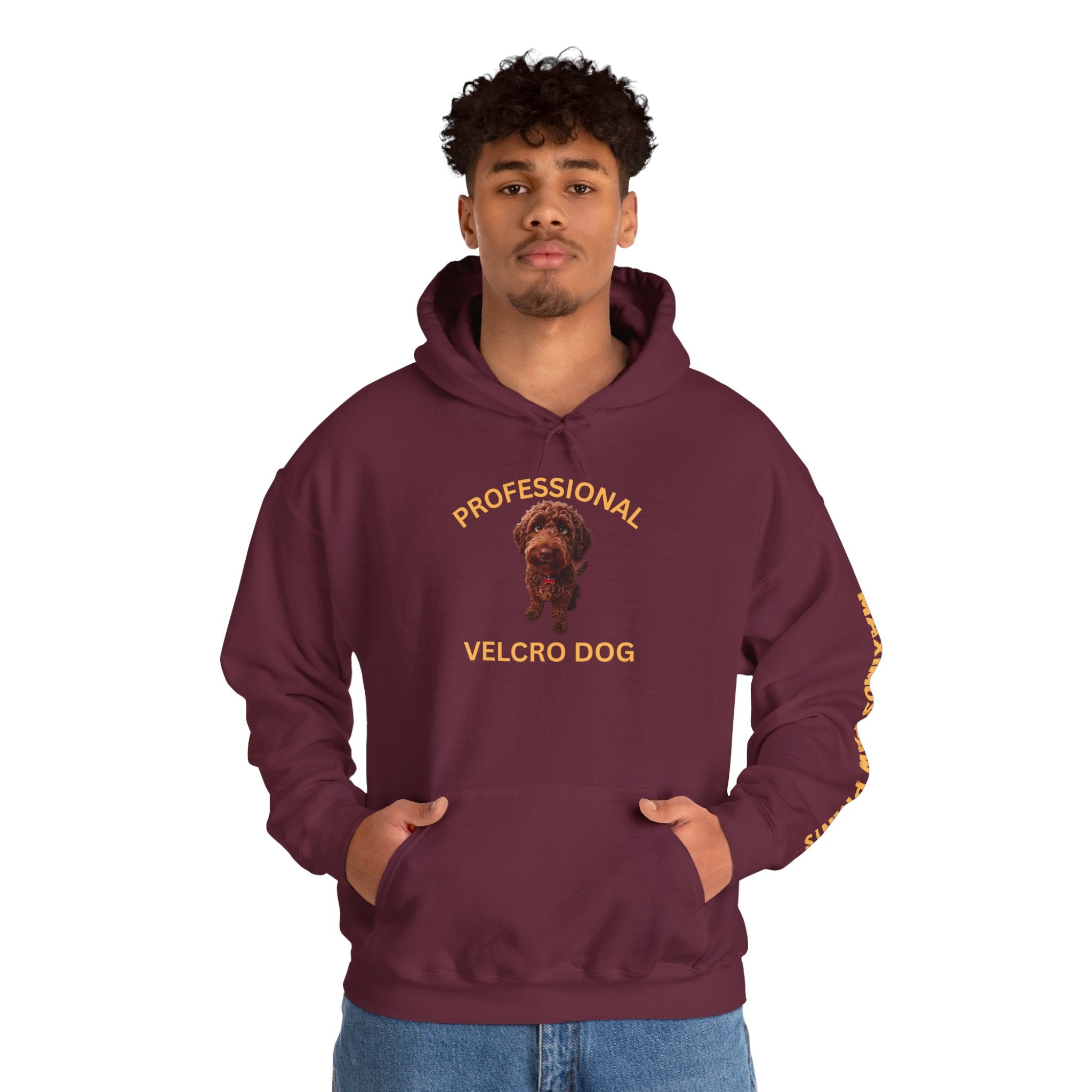 Professional Velcro Dog Hoodie | Funny Doodle Owner Sweatshirt | Doodle Mom Dad Gift