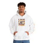 Live Love Paw Hoodie | Funny Pet Lover Sweatshirt | Dog Mom Cat Mom Gift