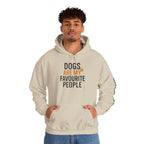 Dogs Are My Favourite People Hoodie | Funny Dog Lover Sweatshirt | Dog Mom Dog Dad Gift