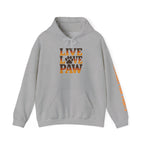 Live Love Paw Hoodie | Funny Pet Lover Sweatshirt | Dog Mom Cat Mom Gift