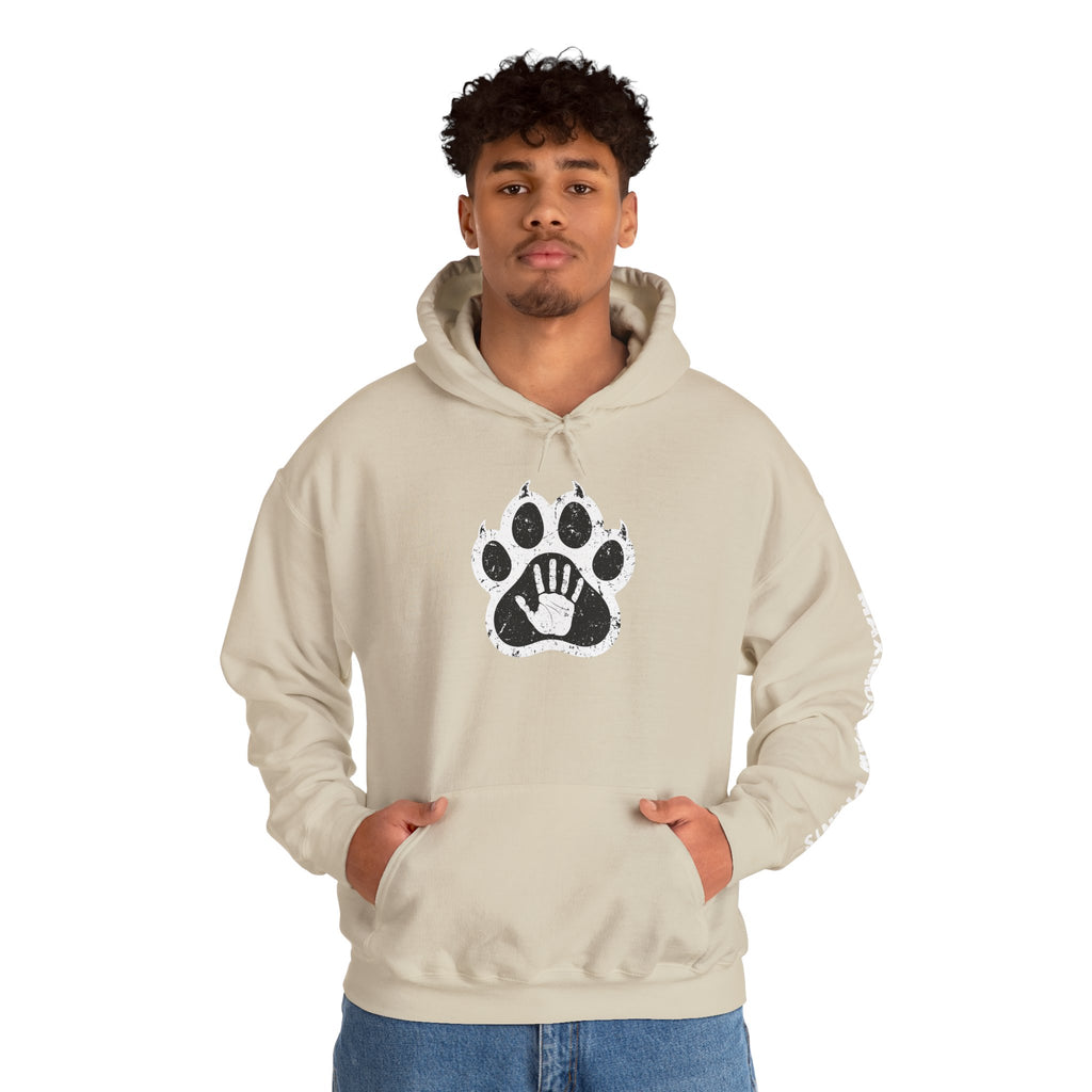 Maximus Paw Prints Hoodie | Pet Bond Sweatshirt | Dog Lover Cat Lover Gift