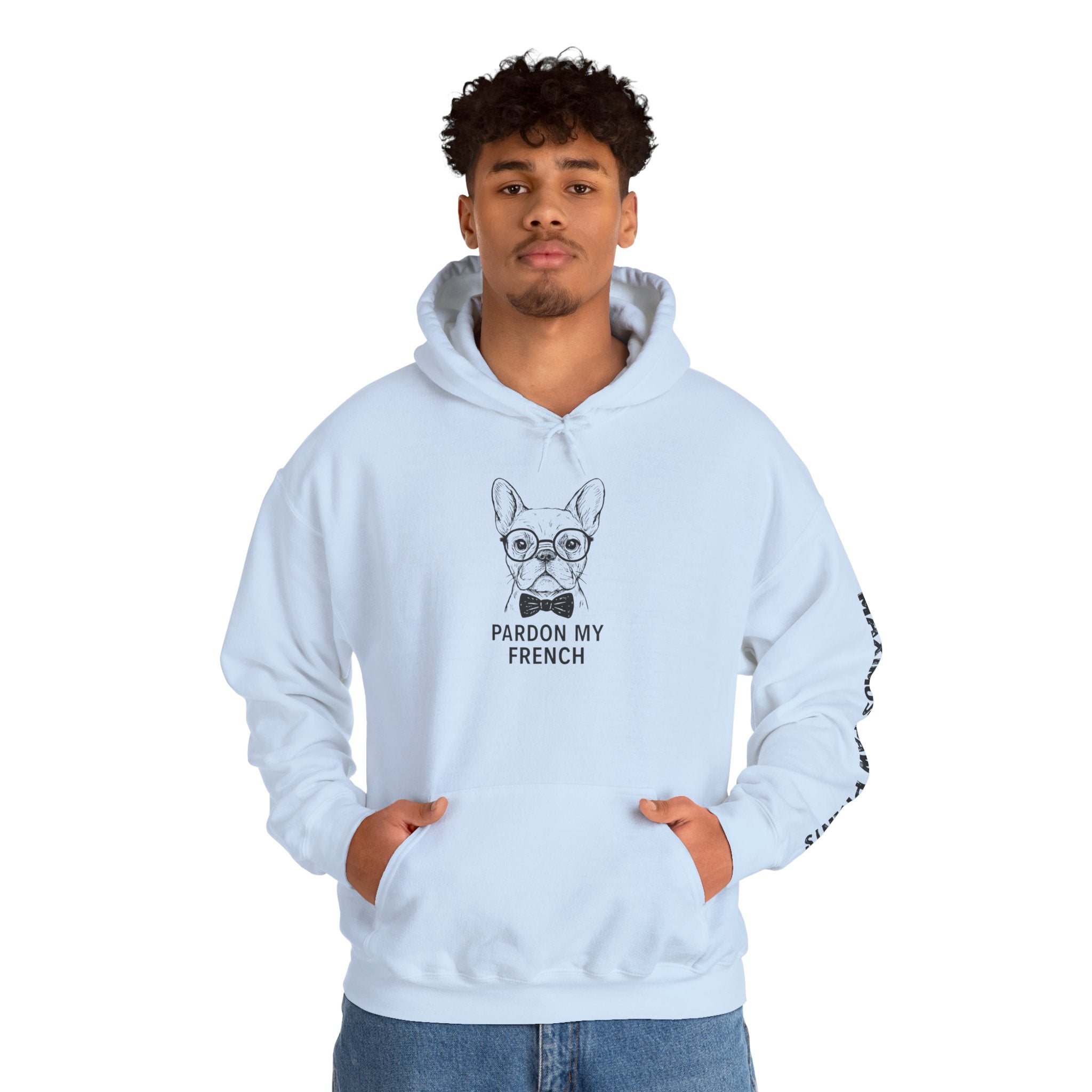 Pardon My French Hoodie | Funny French Bulldog Sweatshirt | Frenchie Lover Gift
