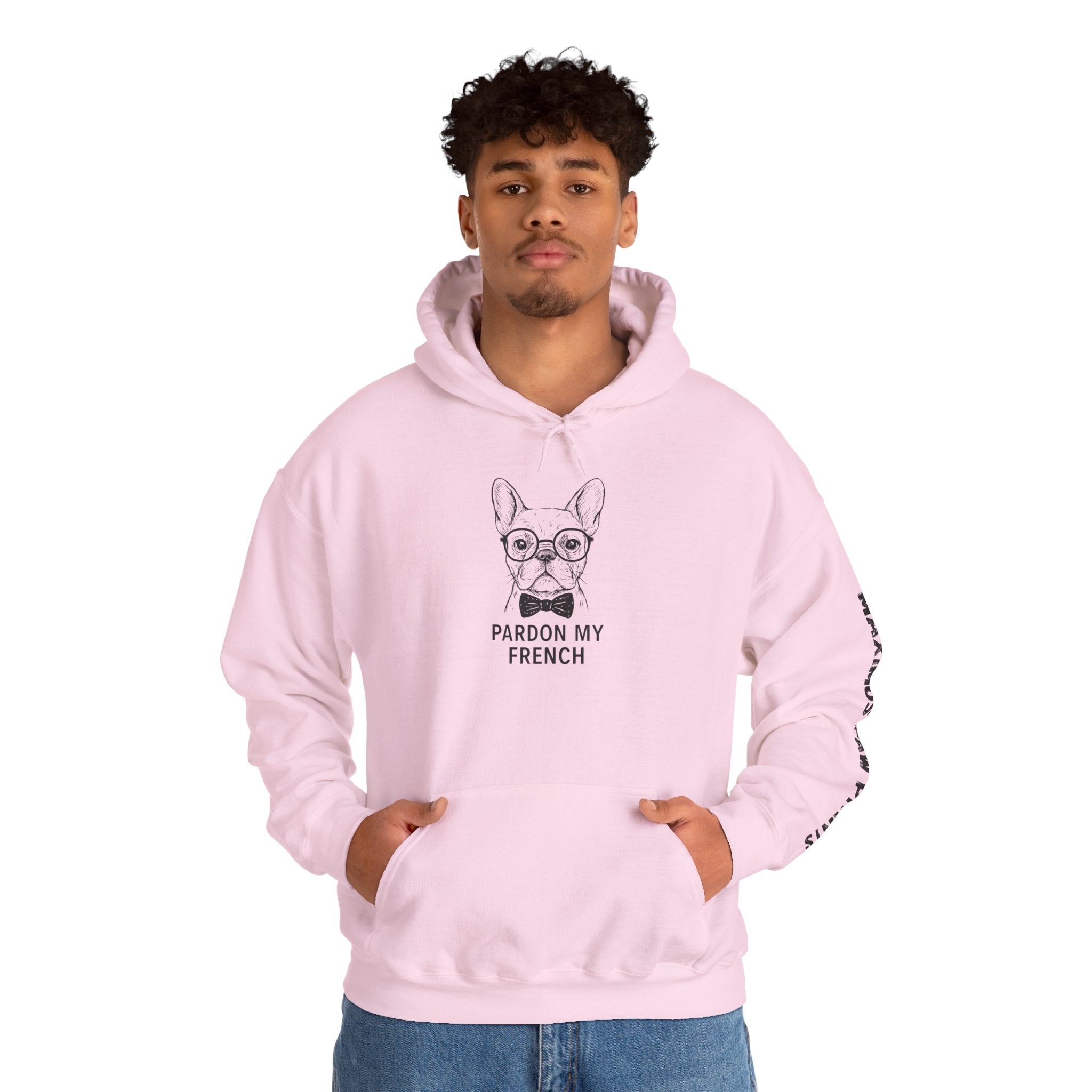 Pardon My French Hoodie | Funny French Bulldog Sweatshirt | Frenchie Lover Gift