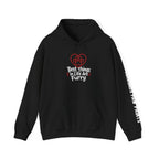Best Things in Life Are Furry Hoodie | Funny Pet Lover Sweatshirt | Dog Mom Cat Mom Gift