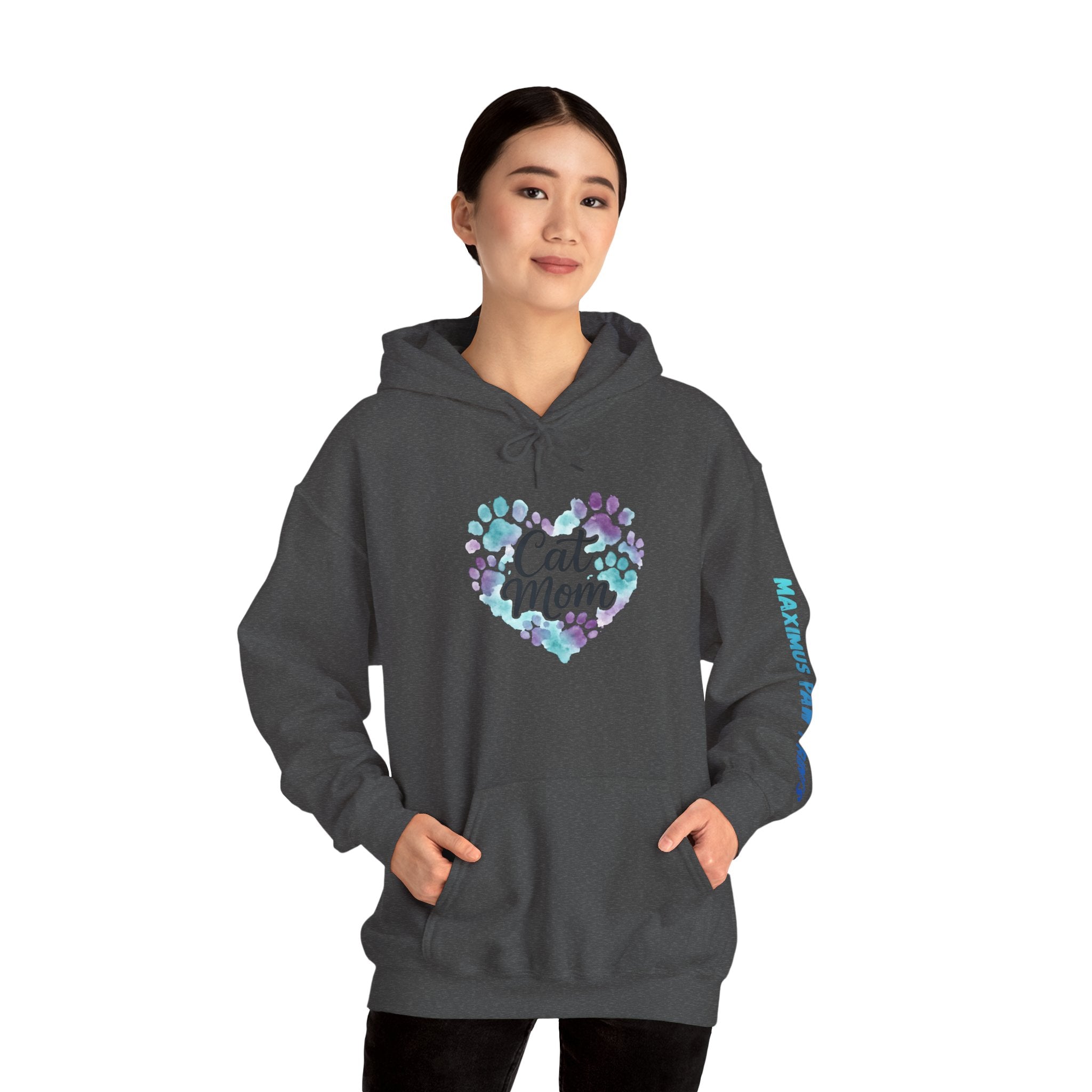 Cat Mom Hoodie | Cute Cat Lover Sweatshirt | Gift for Cat Mom