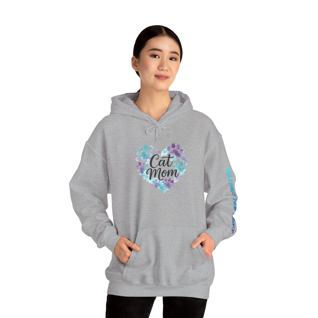 Cat Mom Hoodie | Cute Cat Lover Sweatshirt | Gift for Cat Mom