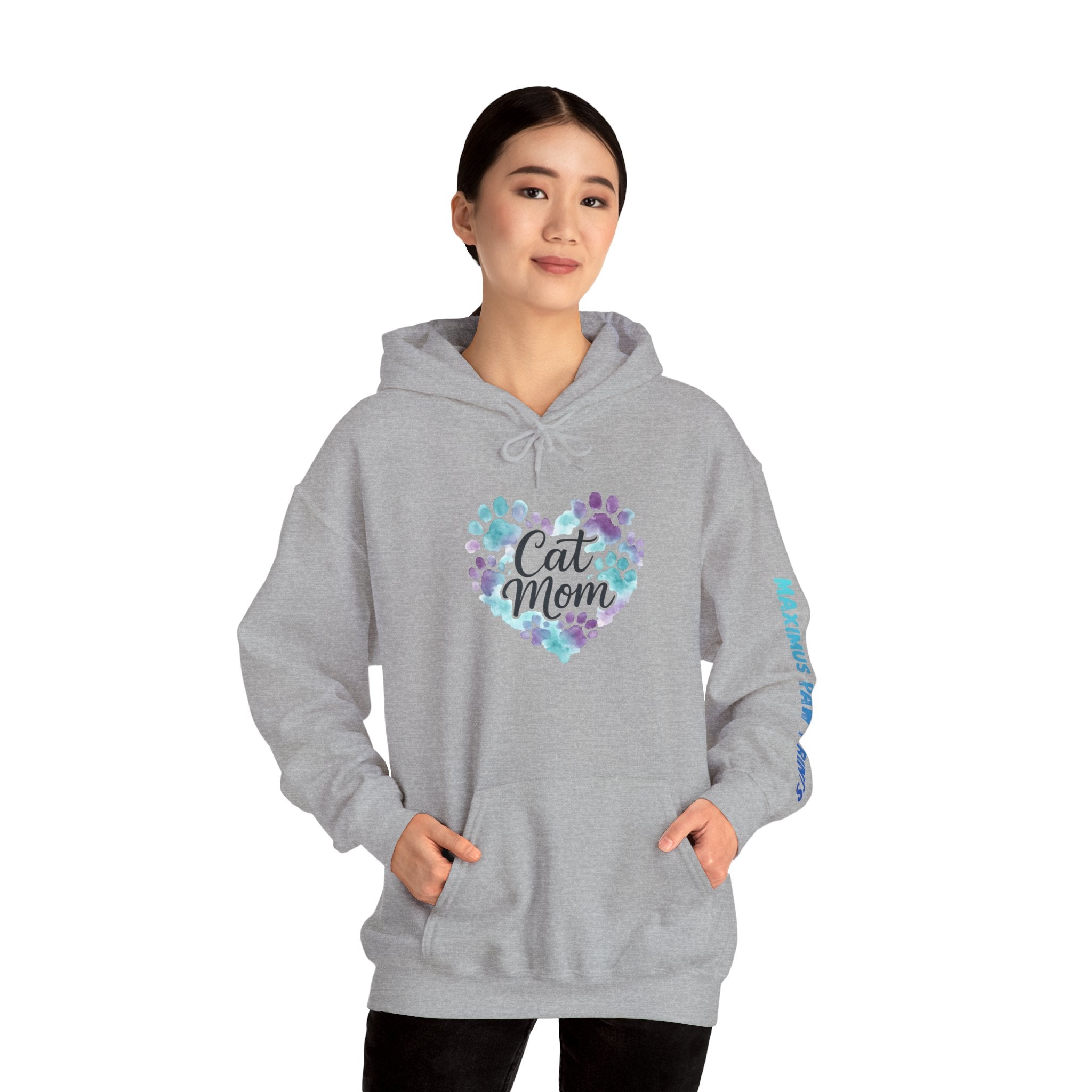 Cat Mom Hoodie | Cute Cat Lover Sweatshirt | Gift for Cat Mom