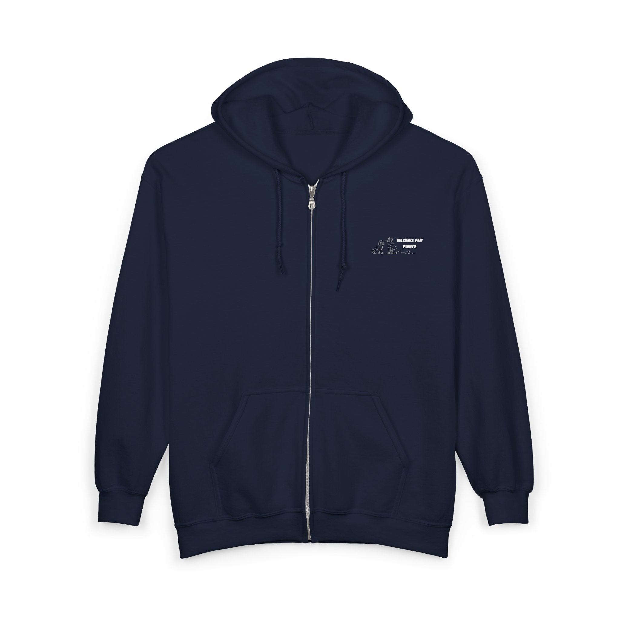 Maximus Paw Prints Full Zip Hoodie