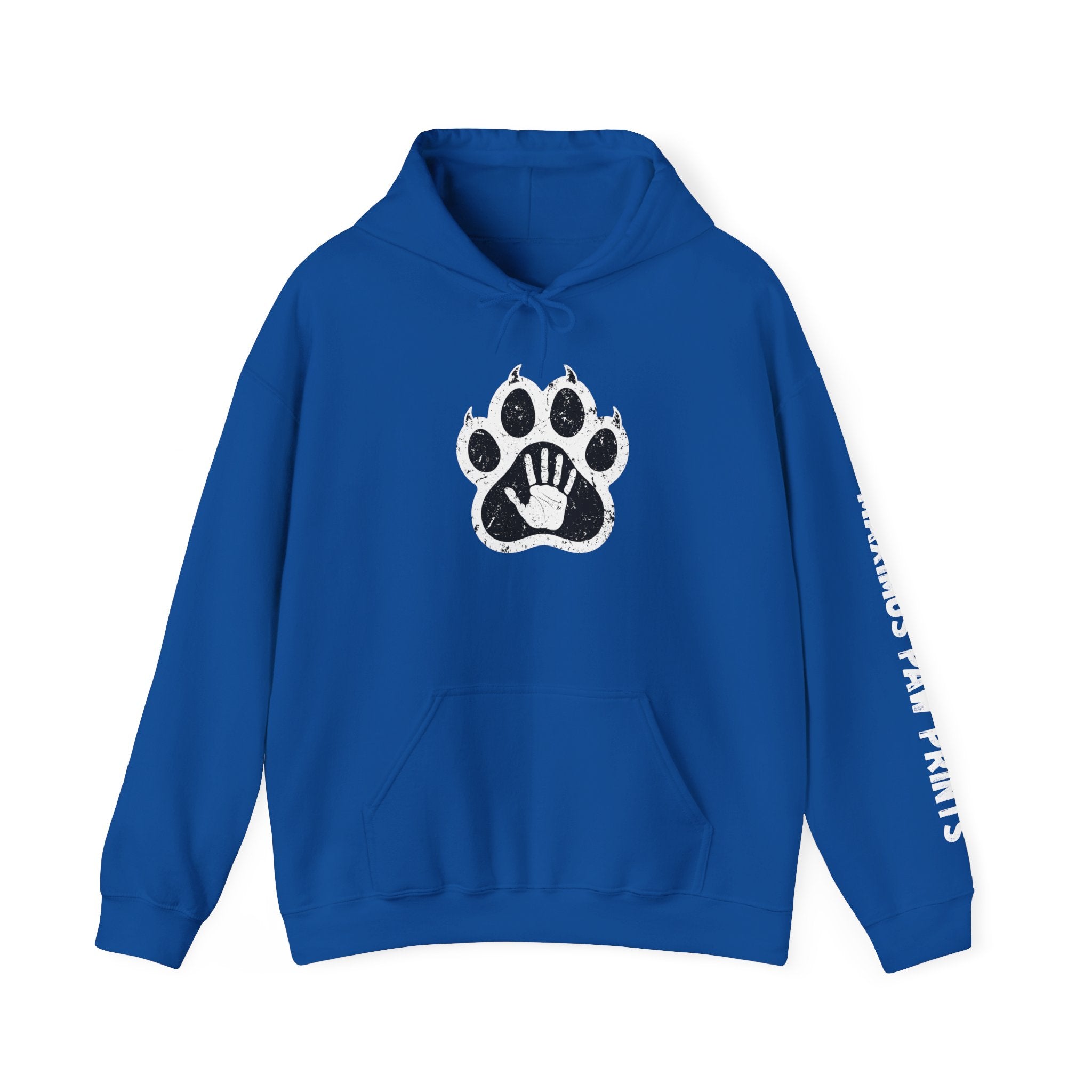 Maximus Paw Prints Hoodie | Pet Bond Sweatshirt | Dog Lover Cat Lover Gift