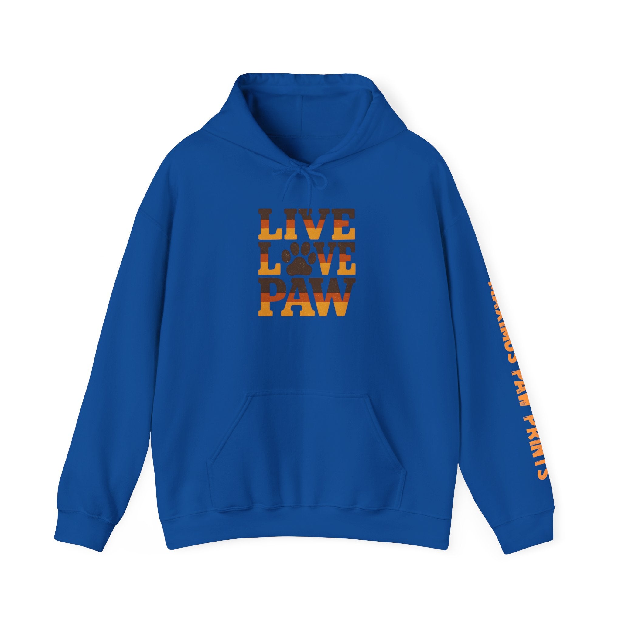 Live Love Paw Hoodie | Funny Pet Lover Sweatshirt | Dog Mom Cat Mom Gift