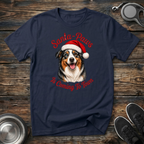Santa Paws is Coming to Town T-Shirt | Funny Christmas Dog Tee | Aussie Dog Mom Gift