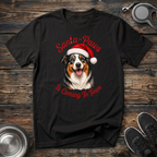 Santa Paws is Coming to Town T-Shirt | Funny Christmas Dog Tee | Aussie Dog Mom Gift