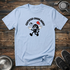 Certified Chaos Agent Dog T-Shirt | Funny Dog Lover Retro Tee | Dog Mom Dad Gift
