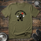 Certified Chaos Agent Dog T-Shirt | Funny Dog Lover Retro Tee | Dog Mom Dad Gift