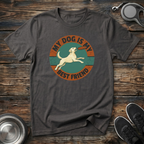 My Dog Is My Best Friend Vintage Badge T-Shirt – Retro Labrador Graphic Tee for Dog Lovers & Loyal Dog Parents
