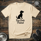 Fur-Ever Friend Dog Silhouette T-Shirt – Classic Graphic Tee for Dog Lovers & Pet Parents