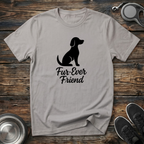 Fur-Ever Friend Dog Silhouette T-Shirt – Classic Graphic Tee for Dog Lovers & Pet Parents