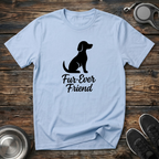 Fur-Ever Friend Dog Silhouette T-Shirt – Classic Graphic Tee for Dog Lovers & Pet Parents
