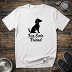 Fur-Ever Friend Dog Silhouette T-Shirt – Classic Graphic Tee for Dog Lovers & Pet Parents