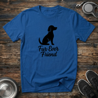 Fur-Ever Friend Dog Silhouette T-Shirt – Classic Graphic Tee for Dog Lovers & Pet Parents