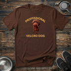 Professional Velcro Dog T-Shirt | Funny Doodle Owner Tee | Doodle Mom Dad Gift