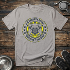 K-9 Security Detail Protected by the Beast T-Shirt | Funny Pug Lover Tee | Pug Mom Gift