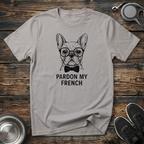 Pardon My French Bulldog Funny T-Shirt – Dapper French Bulldog Graphic Tee for Frenchie Lovers & Dog Moms