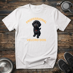 Professional Velcro Dog T-Shirt | Funny Black Doodle Lover Tee | Doodle Mom Dad Gift