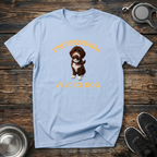 Professional Velcro Dog T-Shirt | Funny Chocolate Doodle Lover Tee | Doodle Mom Gift