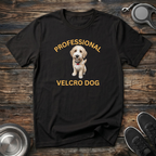 Professional Velcro Dog T-Shirt | Funny Cream Doodle Lover Tee | Doodle Mom Dad Gift