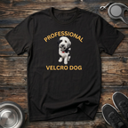 Professional Velcro Dog T-Shirt | Funny Parti Doodle Lover Tee | Doodle Mom Dad Gift