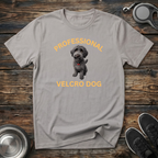 Professional Velcro Dog T-Shirt | Funny Grey Doodle Lover Tee | Doodle Mom Dad Gift