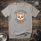 Sorry I Can't I Have Plans With My Dog T-Shirt | Funny Dog Lover Corgi Tee | Dog Mom Gift