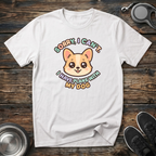 Sorry I Can't I Have Plans With My Dog T-Shirt | Funny Dog Lover Corgi Tee | Dog Mom Gift