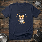 Space Pup Adventure Funny Corgi Astronaut T-Shirt – Cute Dog Graphic Tee for Dog Lovers & Kids at Heart