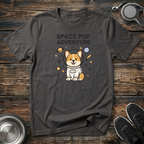 Space Pup Adventure Funny Corgi Astronaut T-Shirt – Cute Dog Graphic Tee for Dog Lovers & Kids at Heart