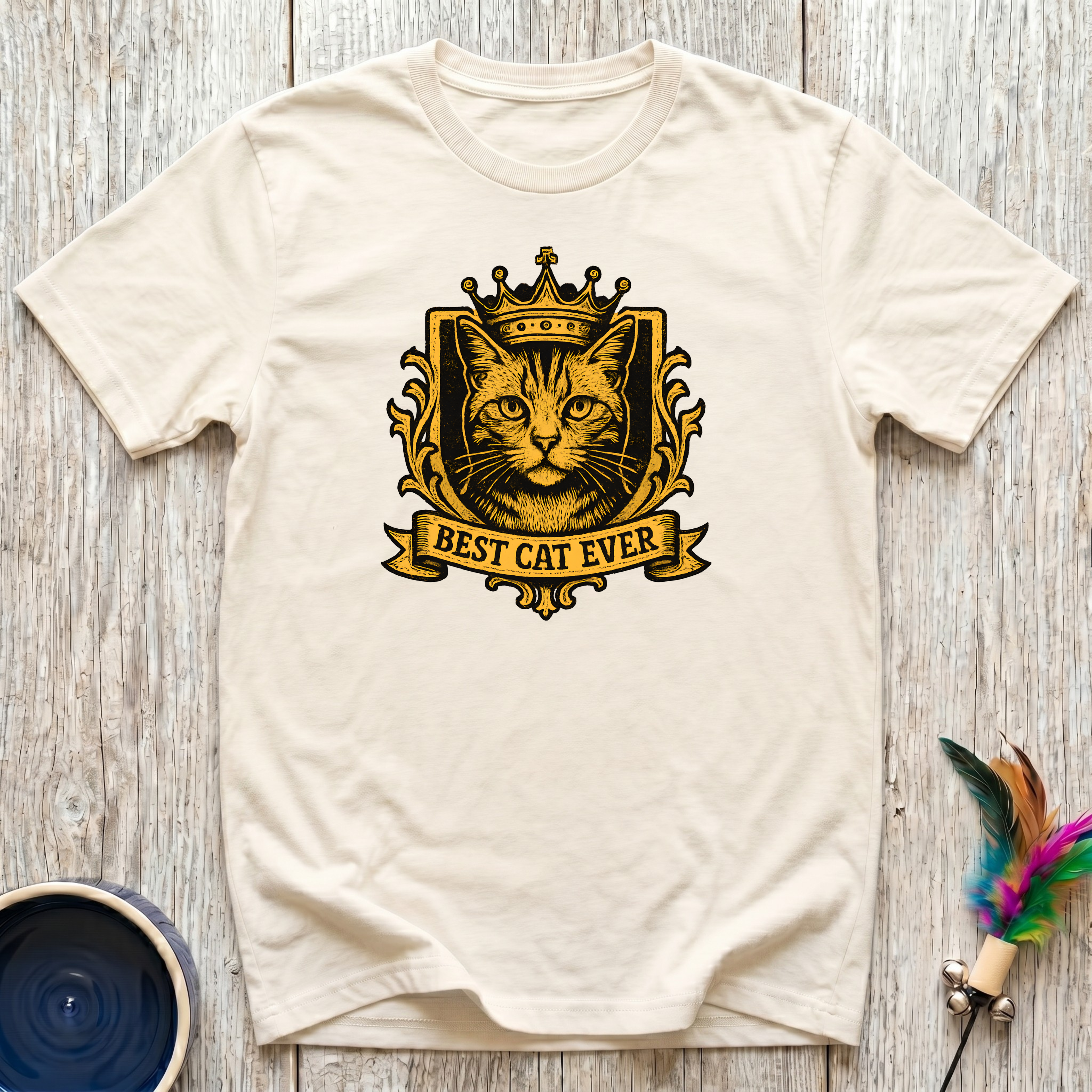 Best Cat Ever T-Shirt | Funny Royal Cat Lover Tee | Cat Mom Dad Regal Gift