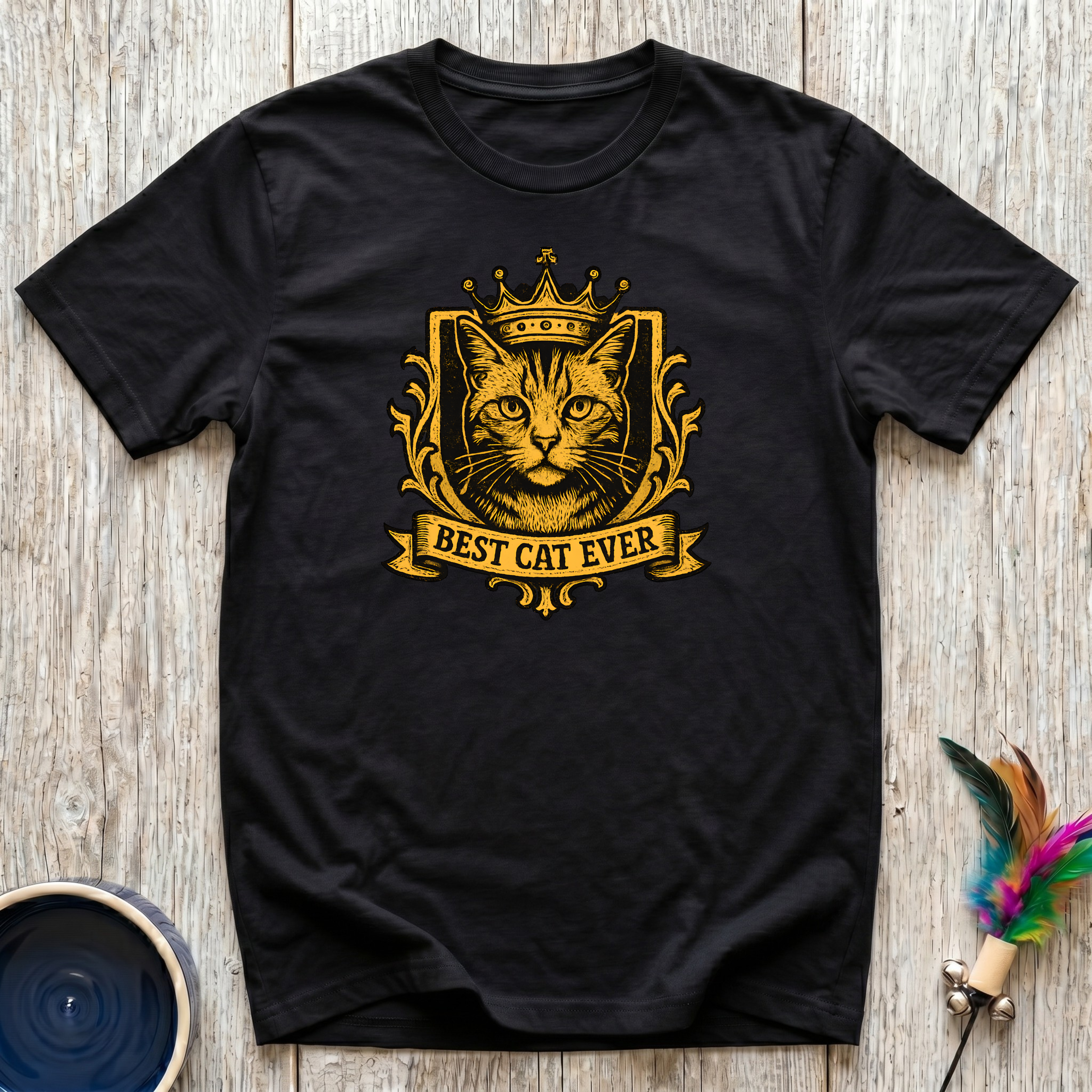 Best Cat Ever T-Shirt | Funny Royal Cat Lover Tee | Cat Mom Dad Regal Gift