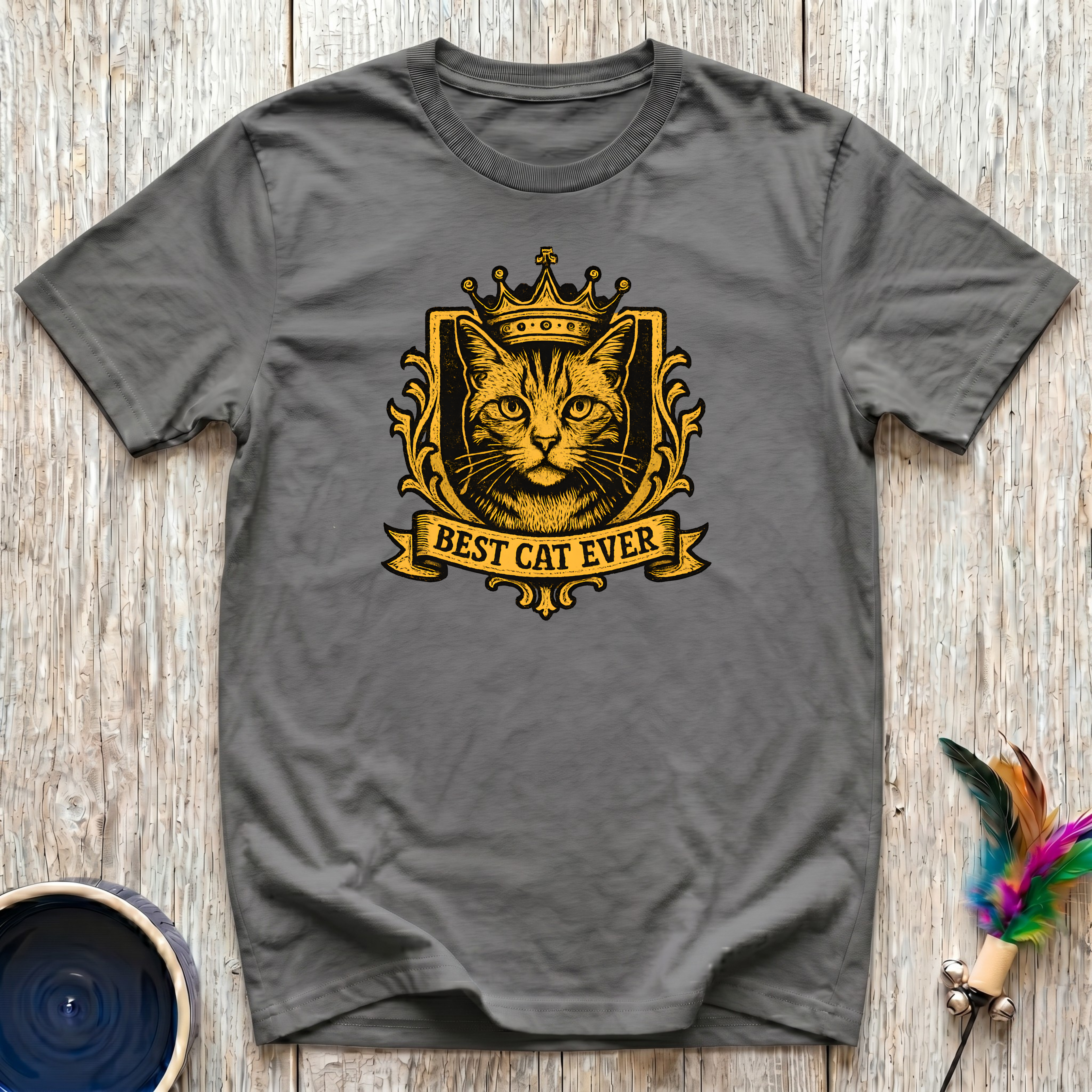 Best Cat Ever T-Shirt | Funny Royal Cat Lover Tee | Cat Mom Dad Regal Gift