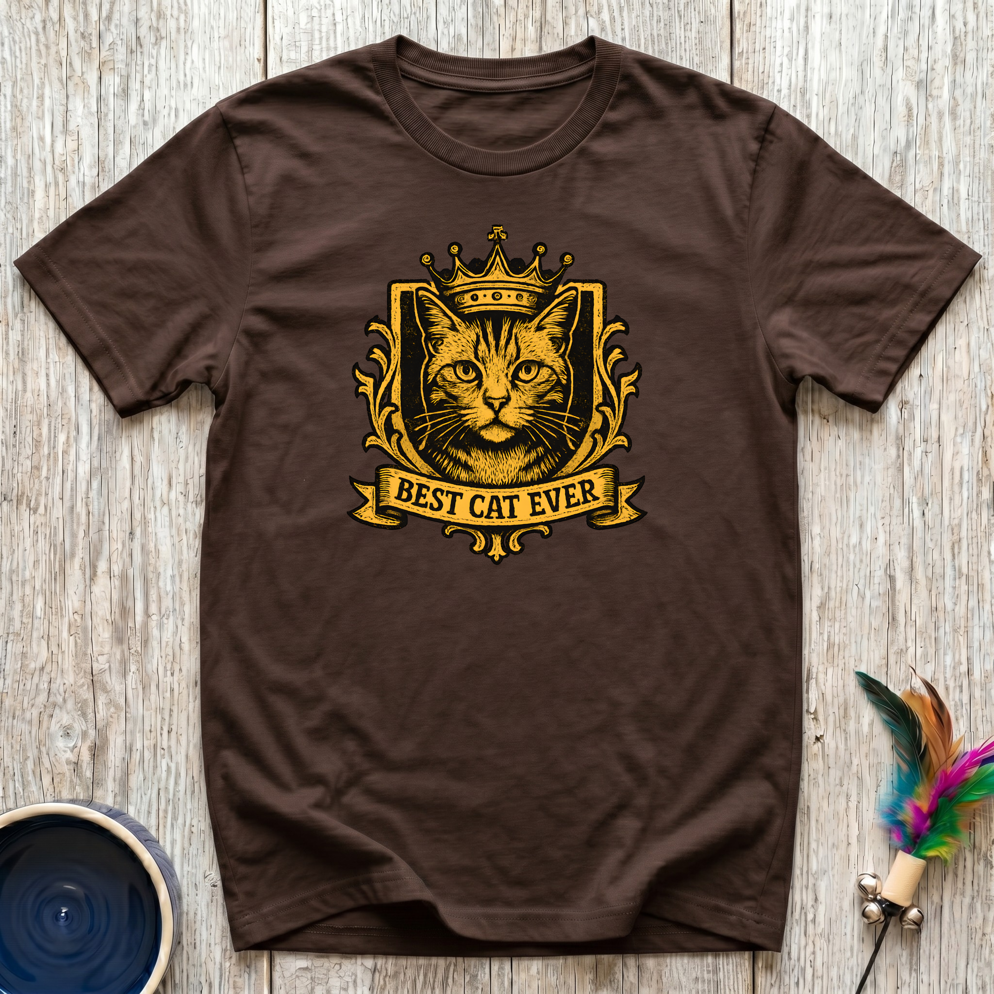 Best Cat Ever T-Shirt | Funny Royal Cat Lover Tee | Cat Mom Dad Regal Gift