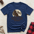 Animals Speak Louder Than Words T-Shirt | Wolf Moon Nature Tee | Wildlife Animal Lover Gift