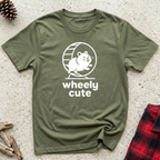 Wheely Cute T-Shirt | Funny Hamster Lover Tee | Hamster Mom Dad Wheel Gift