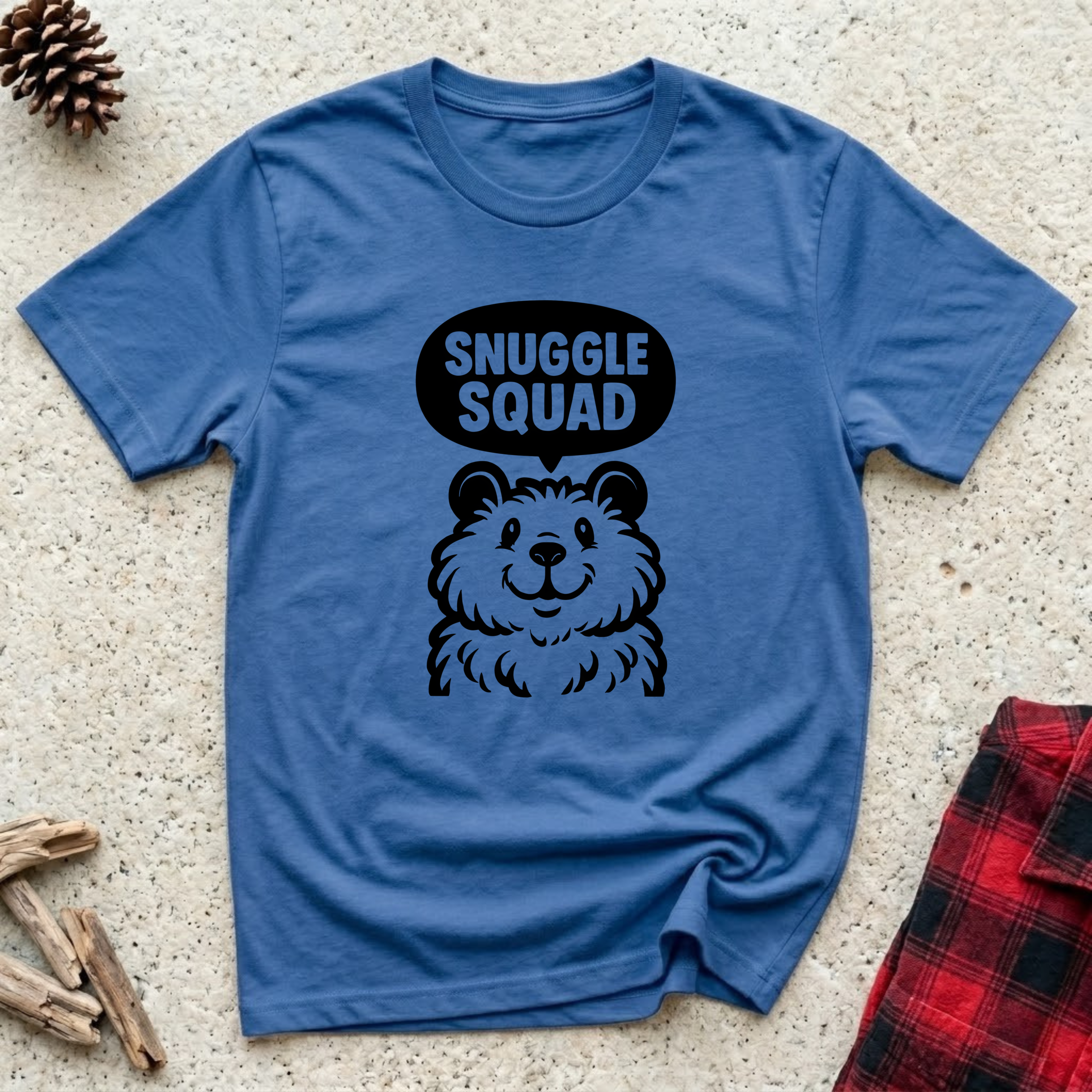 Snuggle Squad T-Shirt | Funny Fluffy Dog Lover Tee | Dog Mom Pomeranian Gift
