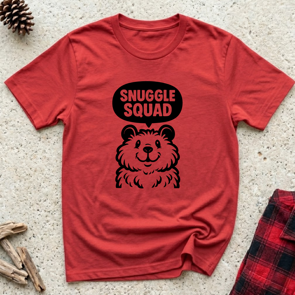 Snuggle Squad T-Shirt | Funny Fluffy Dog Lover Tee | Dog Mom Pomeranian Gift