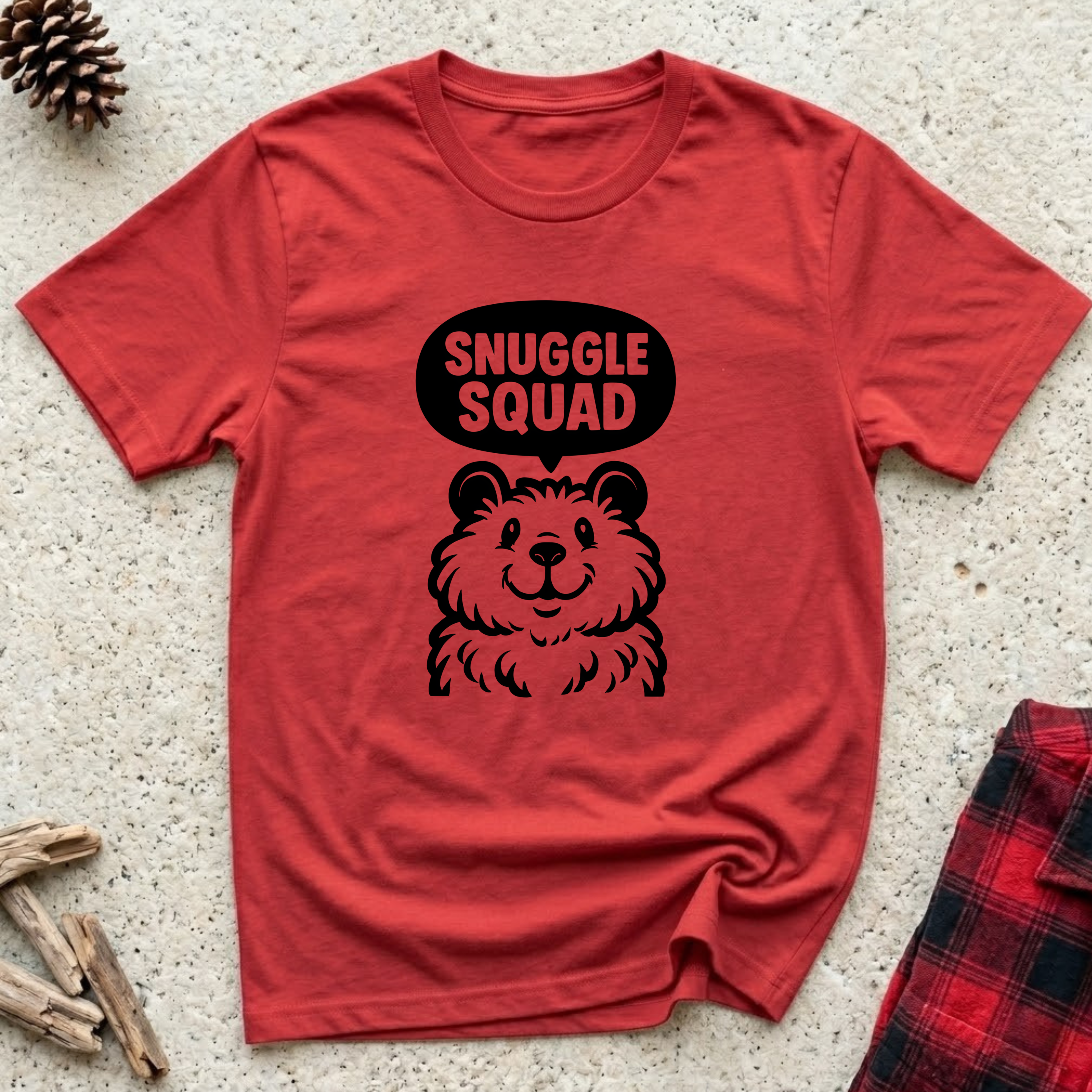 Snuggle Squad T-Shirt | Funny Fluffy Dog Lover Tee | Dog Mom Pomeranian Gift
