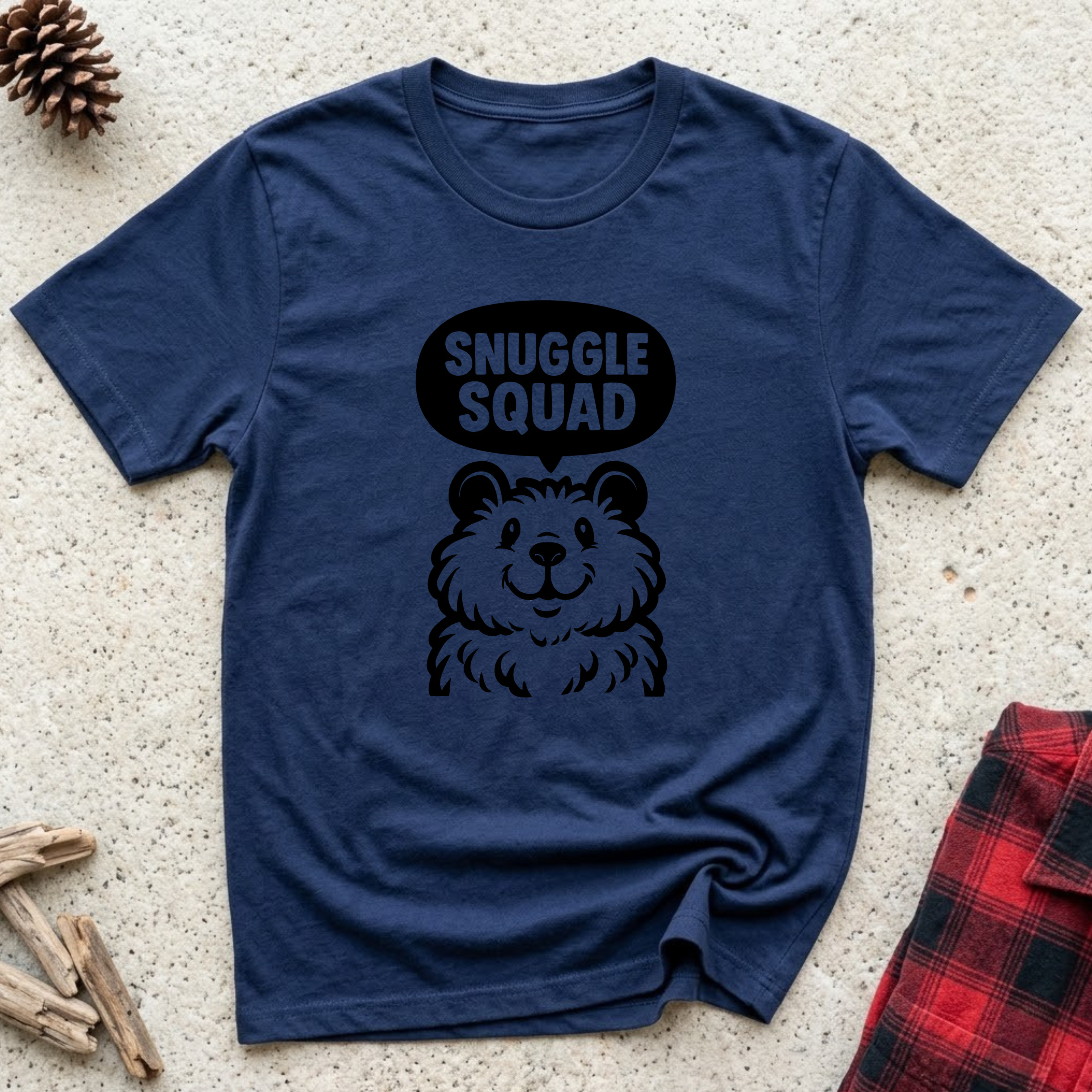Snuggle Squad T-Shirt | Funny Fluffy Dog Lover Tee | Dog Mom Pomeranian Gift