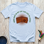 Work Hard So My Cat Can Live In Luxury T-Shirt | Funny Cat Mom Tee | Cat Lover Gift