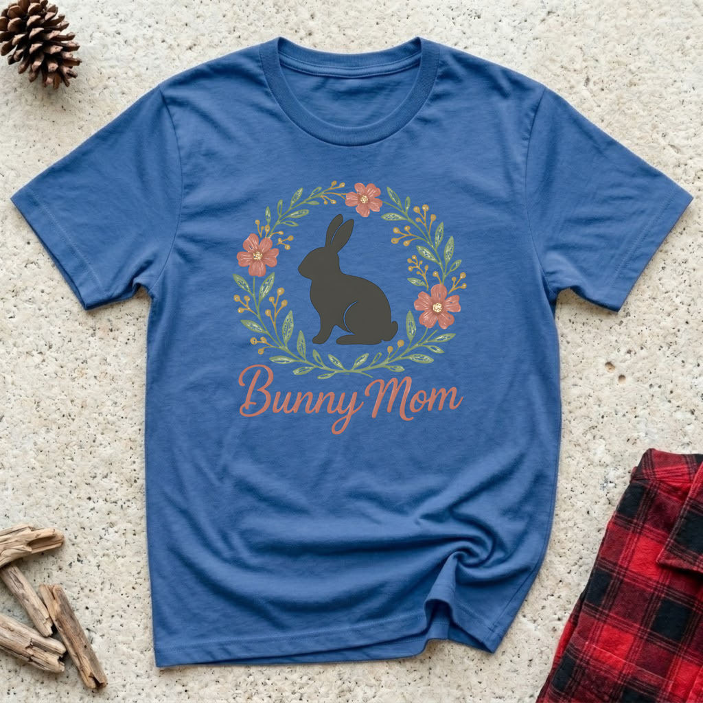 Bunny Mom T-Shirt | Cute Rabbit Mom Tee | Easter Bunny Mom Mother's Day Gift