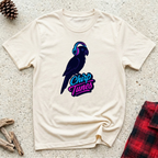 Chirp Tunes T-Shirt | Funny Parrot Music Lover Tee | Cool Bird Owner Gift