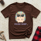 Feeling Sharp T-Shirt | Funny Hedgehog Lover Tee | Hedgehog Mom Dad Gif